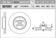 Sangsin brake SD1051