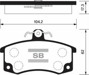 Sangsin brake SP1181