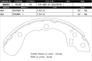 Sangsin brake SA053