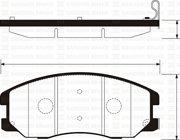 Sangsin brake SP1204