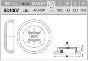 Sangsin brake SD1007