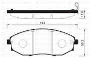 Sangsin brake SP1193