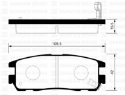 Sangsin brake SP2089