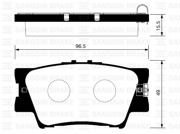 Sangsin brake SP2081