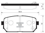 Sangsin brake SP1197