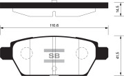 Sangsin brake SP1476