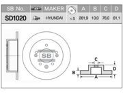 Sangsin brake SD1020