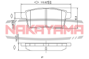 NAKAYAMA HP8486NY