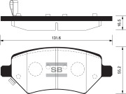 Sangsin brake SP2134