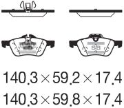 Sangsin brake SP2243