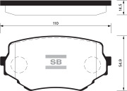 Sangsin brake SP1535