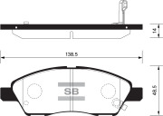 Sangsin brake SP2084