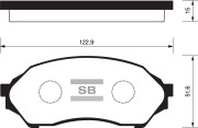 Sangsin brake SP1227