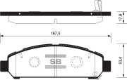 Sangsin brake SP1454