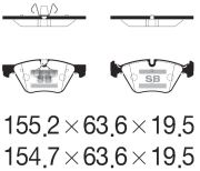 Sangsin brake SP2214