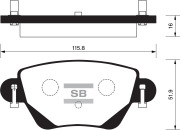 Sangsin brake SP2031