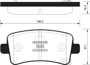 Sangsin brake SP2135