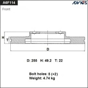 ADVICS A6F114B