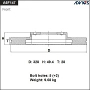 ADVICS A6F147B