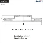 ADVICS C6F181B