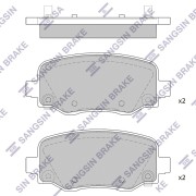 Sangsin brake SP1858