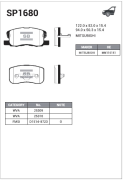 Sangsin brake SP1680