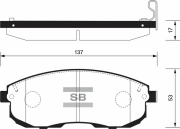 Sangsin brake SP1107F