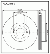 ALLIED NIPPON ADC2845V