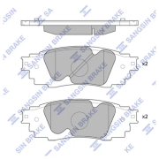 Sangsin brake SP4091