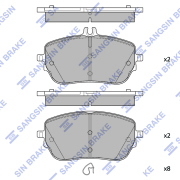 Sangsin brake SP4498