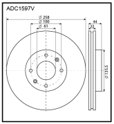 ALLIED NIPPON ADC1597V